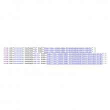 Balises hreflang ajoutées dans le code HTML de PrestaShop